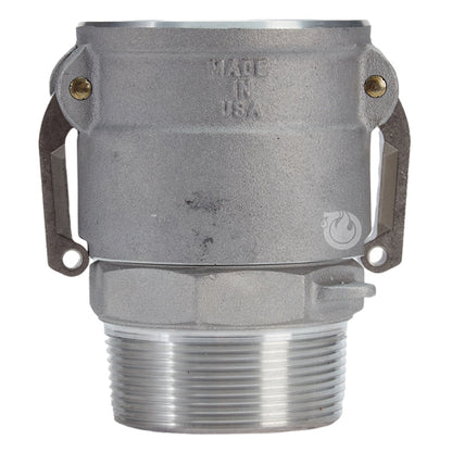 Aluminum 3" Swivel Female Camlock x 3" Male NPT (USA)