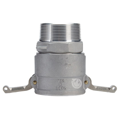 Aluminum 3" Swivel Female Camlock x 3" Male NPT (USA)