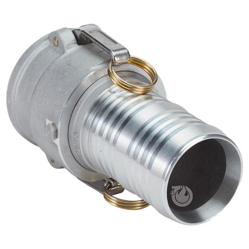 Aluminum 4" Swivel Female Camlock to Hose Shank (USA)