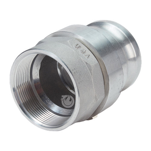 Aluminum 4" Swivel Male Camlock x 4" Female NPT (USA)