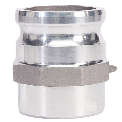 Aluminum 3" Male Camlock Fitting x 3" Schedule 40 Butt Weld Socket