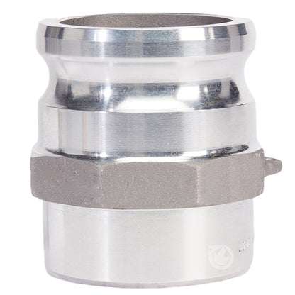 Aluminum 3" Male Camlock Fitting x 3" Schedule 40 Butt Weld Socket