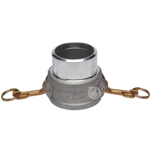 Aluminum 3" Female Camlock Fitting x 3" Schedule 40 Butt Weld