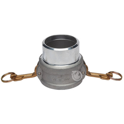 Aluminum 3" Female Camlock Fitting x 3" Schedule 40 Butt Weld