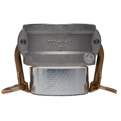 Aluminum 3" Female Camlock Fitting x 3" Schedule 40 Butt Weld