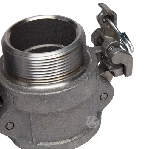 Aluminum Locking 1" Female Camlock x 1" Male NPT (USA)