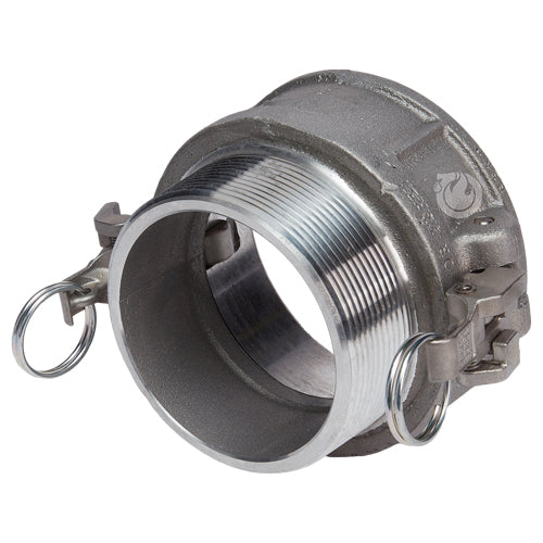 Aluminum Locking 4" Female Camlock x 4" Male NPT (USA)