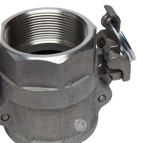 Aluminum Locking 1" Female Camlock Fitting x 1" Female Pipe Thread (USA)