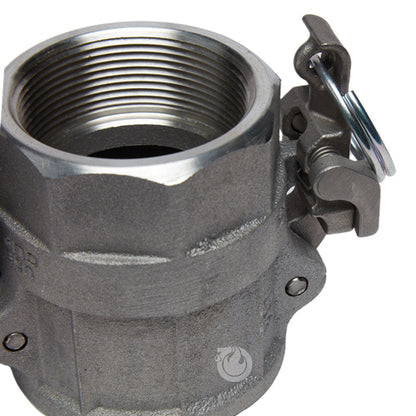 Aluminum Locking 1" Female Camlock Fitting x 1" Female Pipe Thread (USA)