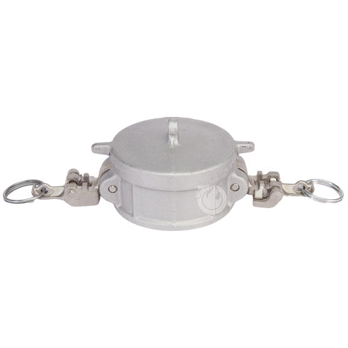 Aluminum Locking 4" Female Camlock Dust Cap (USA)