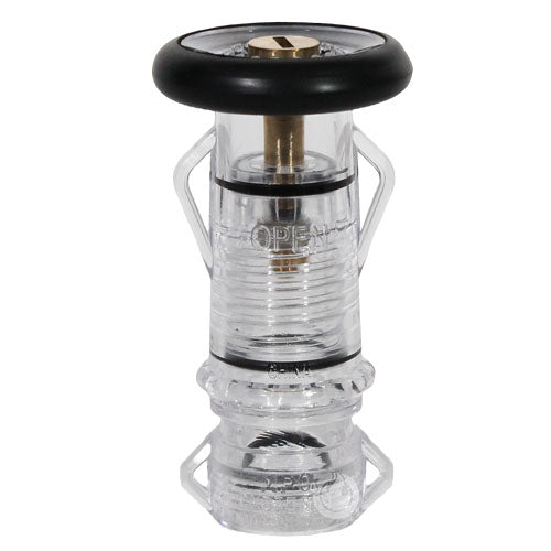 Clear Plastic Garden Hose Nozzle (GHT)