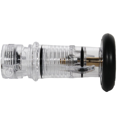 Clear Plastic Garden Hose Nozzle (GHT)