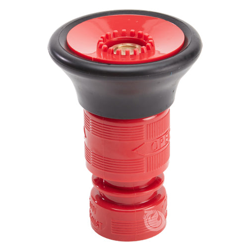 Plastic 1" Red Fire Nozzle With Bumper (NH)