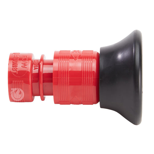 Plastic 1" Red Fire Nozzle With Bumper (NH)