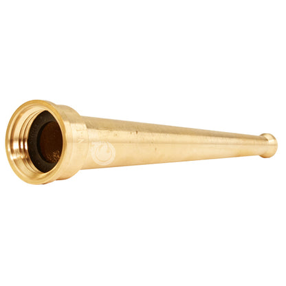 Brass 1" Smooth Bore Fire Nozzle (NH)