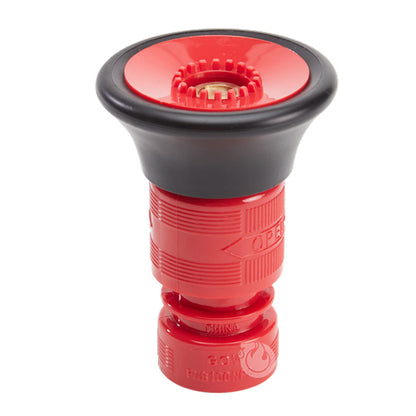 Plastic 1" Red Fire Nozzle With Bumper (NPSH)