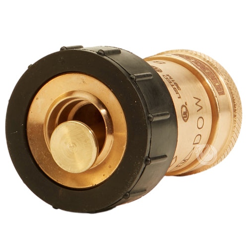 Brass 1" Heavy-Duty Industrial Nozzle (NPSH)