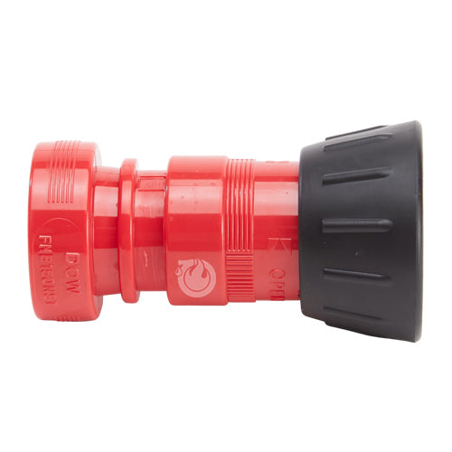 Plastic 1 1/2" Red Fire Nozzle With Bumper (NH)