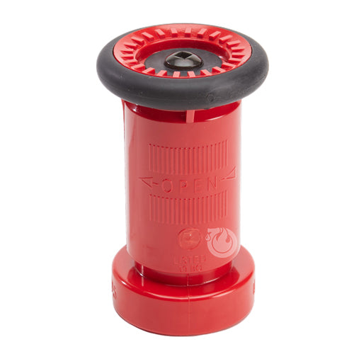 Plastic 1 1/2" Red Fire Nozzle (NPSH)