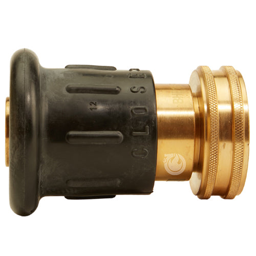 Brass 1 1/2" Full Bumper Fire Nozzle (NPSH)