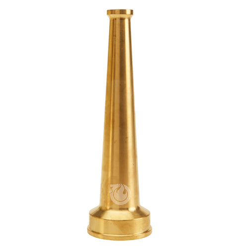 Brass 2 1/2" Smooth Bore Fire Nozzle (NH)