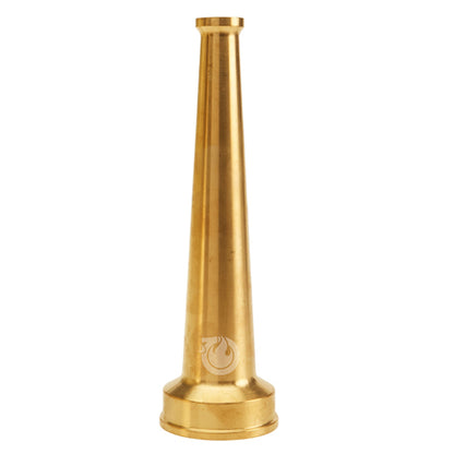Brass 2 1/2" Smooth Bore Fire Nozzle (NH)