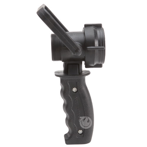 Plastic 1 1/2" NH Ball Shut-Off With Pistol Grip
