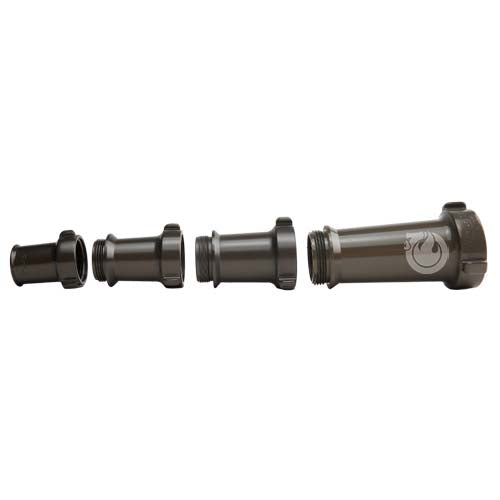 Aluminum 2 1/2" Quad Stacked Tips (NH)
