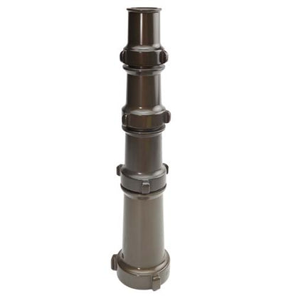 Aluminum 2 1/2" Quad Stacked Tips (NH)