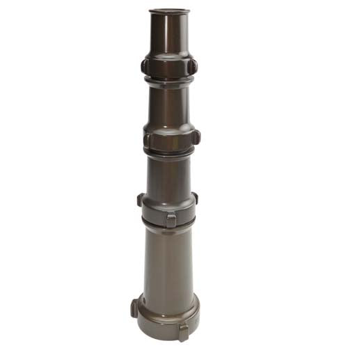 Aluminum 2 1/2" Quad Stacked Tips (NH)