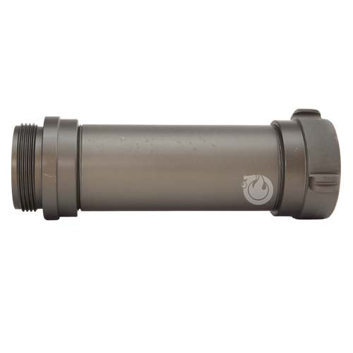 Aluminum 2 1/2" Discharge Pipe With Stream Straightener (11" Long)