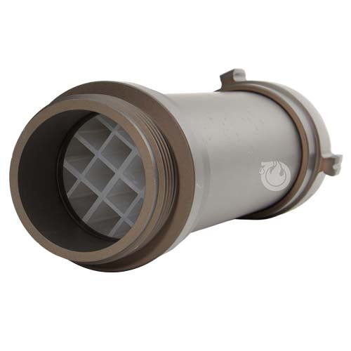 Aluminum 2 1/2" Discharge Pipe With Stream Straightener (11" Long)