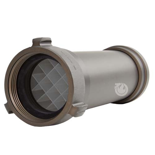 Aluminum 2 1/2" Discharge Pipe With Stream Straightener (11" Long)