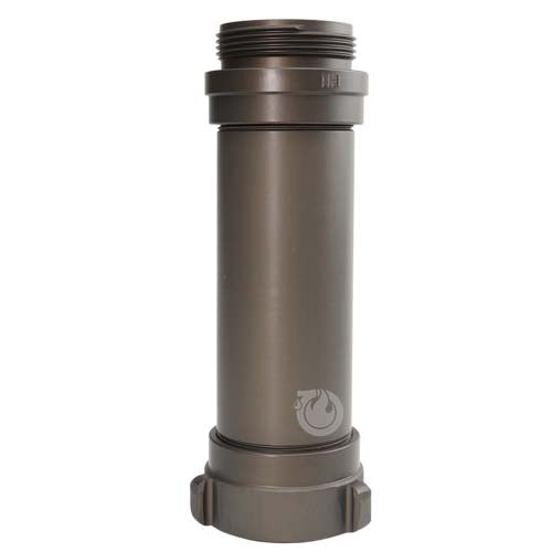 Aluminum 2 1/2" Discharge Pipe With Stream Straightener (11" Long)