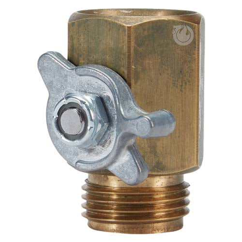 Brass 3/4" GHT Inlet x 3/4" GHT Outlet