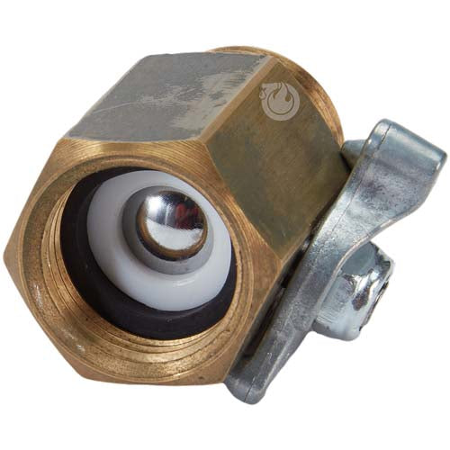 Brass 3/4" GHT Inlet x 3/4" GHT Outlet