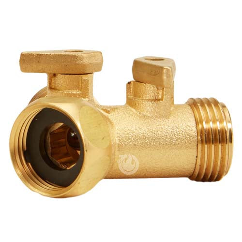 Brass GHT Inlet x (2) GHT Outlet