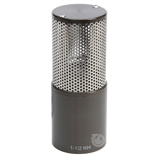 Aluminum 1 1/2" NH Barrel Strainer with Foot Valve