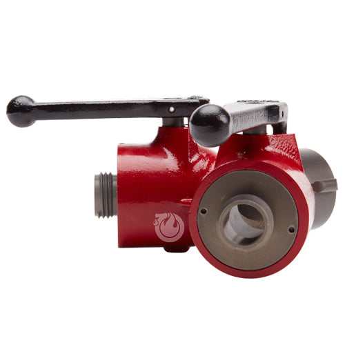 Forestry Aluminum 1 1/2" NH Inlet X (2) 1" NPSH Outlet Wye Valve