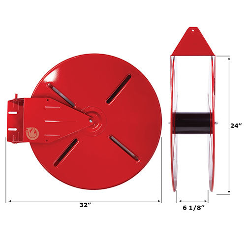 Ex-Large Fire Hose Storage Reel
