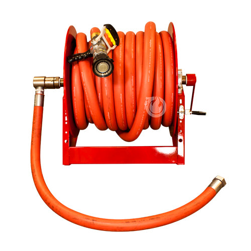 Live 1 1/2" Booster Fire Hose Storage Reel