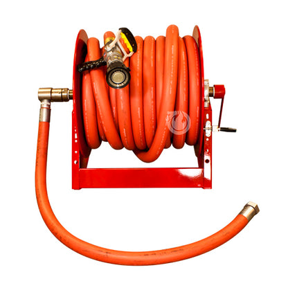 Live 1 1/2" Booster Fire Hose Storage Reel
