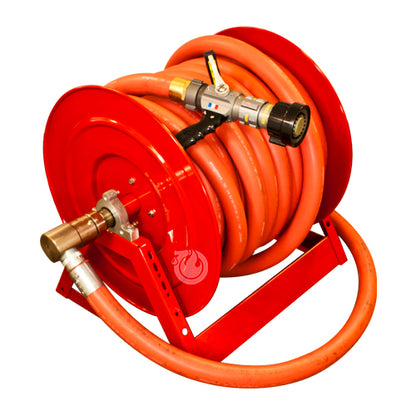 Live 1 1/2" Booster Fire Hose Storage Reel