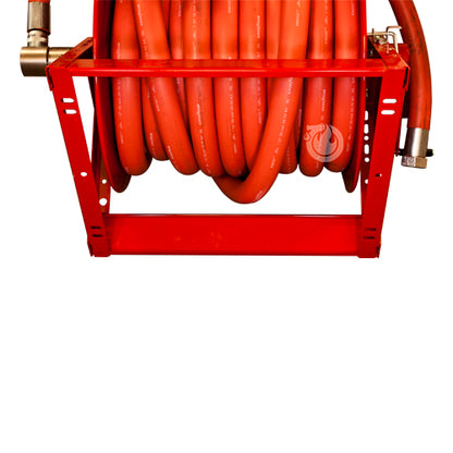 Live 1 1/2" Booster Fire Hose Storage Reel
