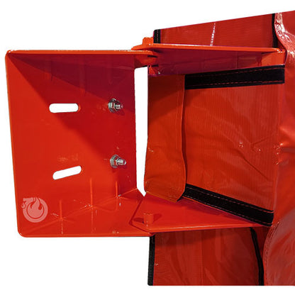 Red 1 1/2" Fire Hose Storage Reel Cover (Bilingual)