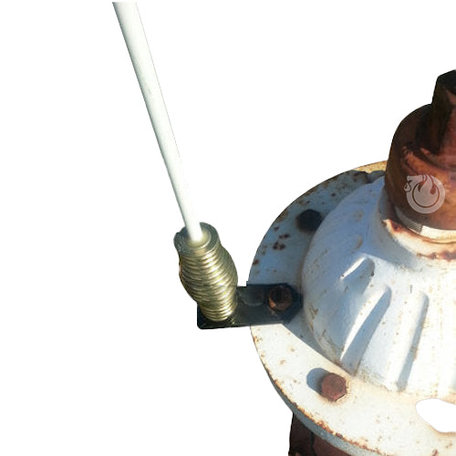 Top Mount Fiberglass Hydrant Marker - Steel Bracket