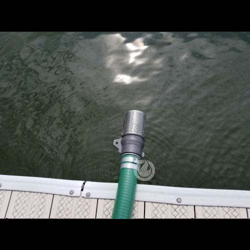 Aluminum 2" NPSH Barrel Strainer with Foot Valve