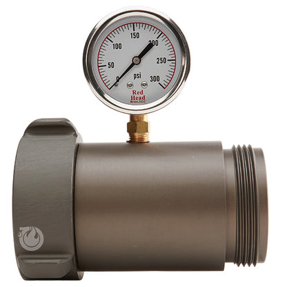Aluminum 2 1/2" NH Threaded Line Gauge