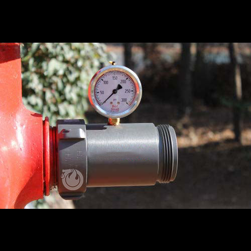 Aluminum 2 1/2" NH Threaded Line Gauge