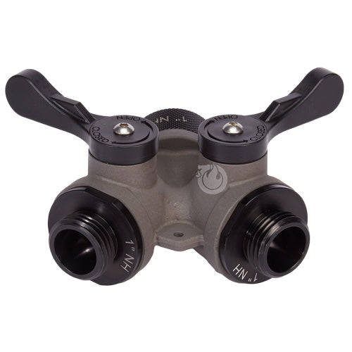Aluminum 1" NH Inlet x (2) 1" NH Outlet